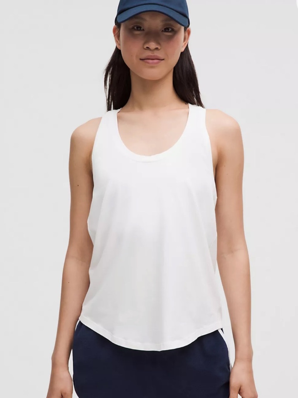 Lululemon White Racerback Tank
